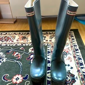 Gray Hunter boots